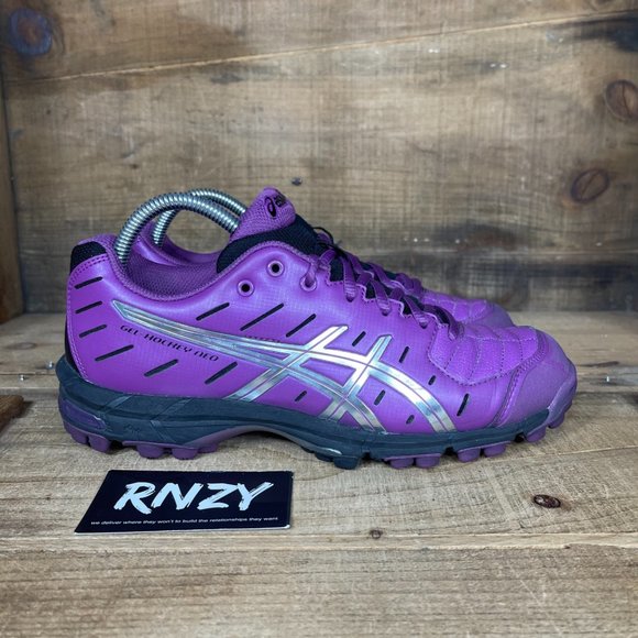 asics purple and black